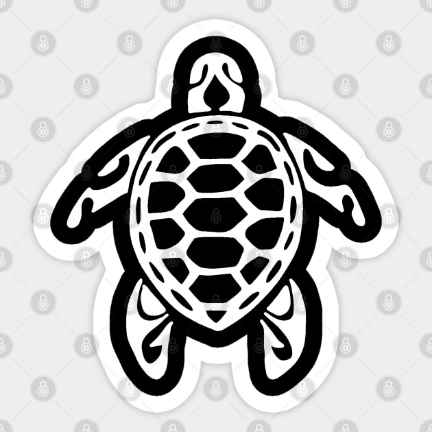 Turtle Sticker by valentinahramov